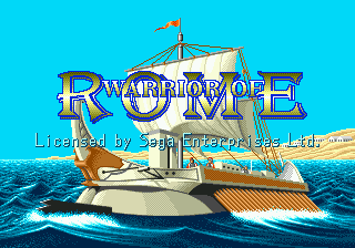 Заставка игры Warrior of Rome